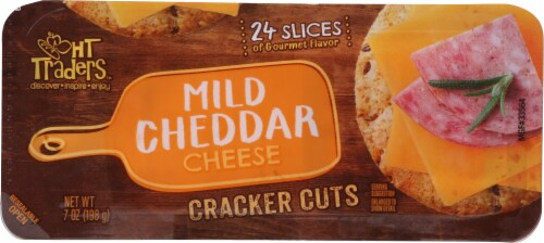 HT Traders™ Mild Cheddar Cheese Cracker Cuts Perspective: top