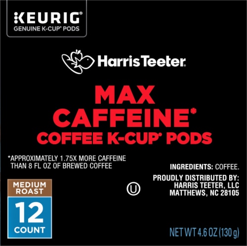 Harris Teeter® Max Caffeine® Coffee K-Cup® Pods Perspective: top