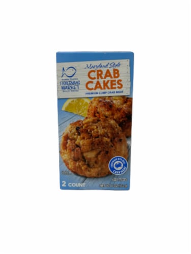 Harris Teeter Fishermans Market Maryland Style Crab Cakes Perspective: top