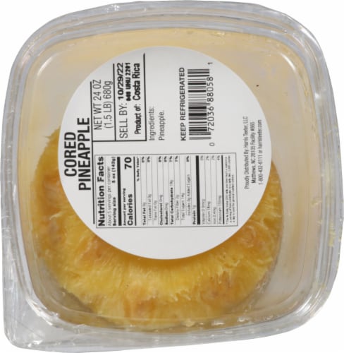 Cored Golden Pineapple Perspective: top