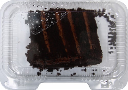 Harris Teeter™ Fresh Foods Market Double Chocolate Cake Slice Perspective: top