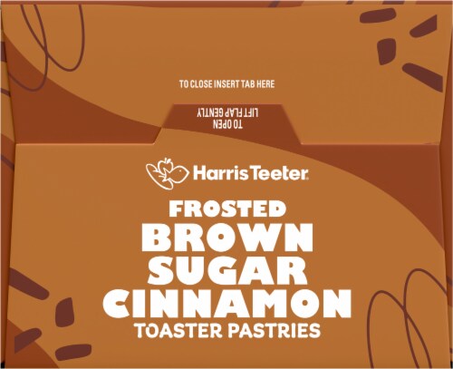 Harris Teeter Brown Sugar Cinnamon Toaster Pastries Perspective: top