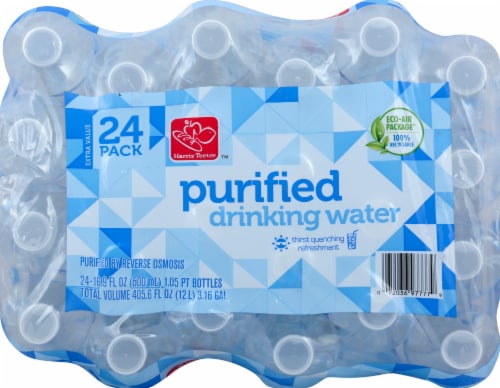 Harris Teeter™ Purified Drinking Bottled Water, 24 bottles/16.9 fl oz -  Harris Teeter