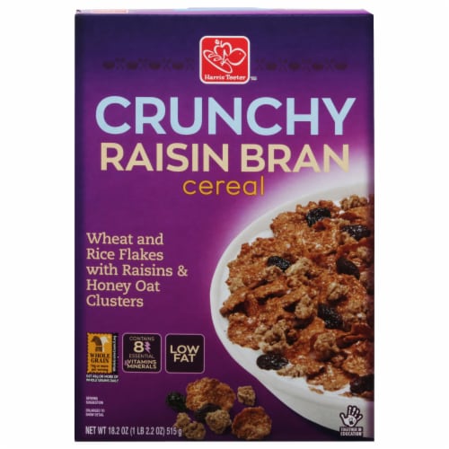 Harris Teeter Crunchy Raisin Bran Cereal Perspective: top