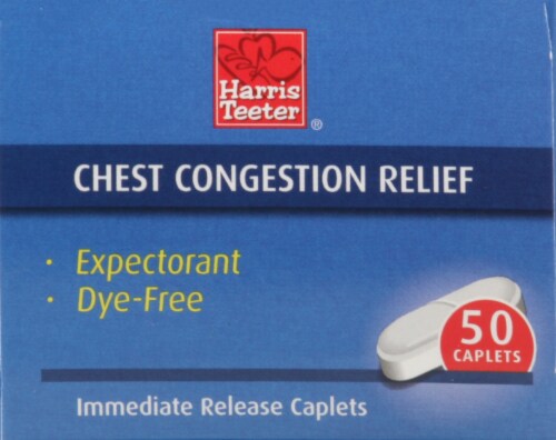 Harris Teeter™ Chest Congestion Relief 400mg Caplets Perspective: top