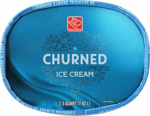 Harris Teeter™ Half the Fat Churned French Vanilla Ice Cream Perspective: top