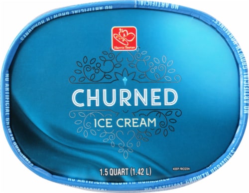 Harris Teeter™ Churned Vanilla Ice Cream Perspective: top