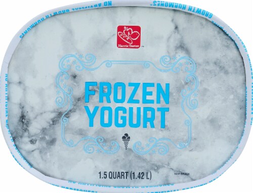 Harris Teeter™ Fat Free Frozen Vanilla Yogurt Perspective: top