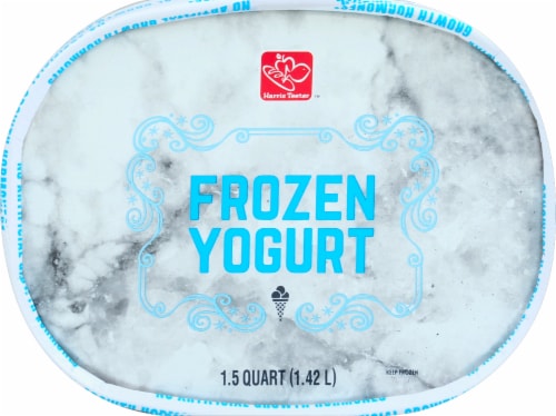 Harris Teeter™ Low Fat Cookies & Cream Frozen Yogurt Perspective: top