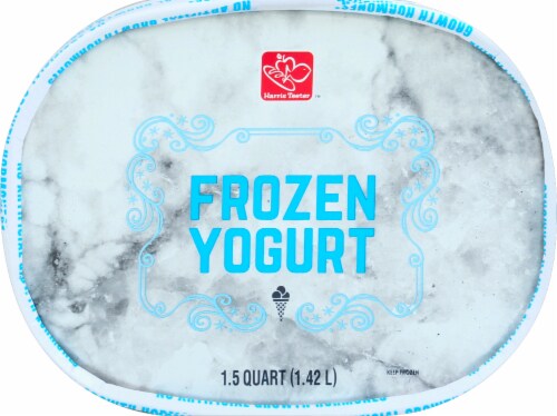 Harris Teeter™ Low Fat Cookies & Cream Frozen Yogurt Perspective: top