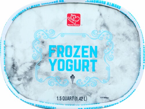 Harris Teeter™ Fudge Trails Low Fat Frozen Yogurt Perspective: top