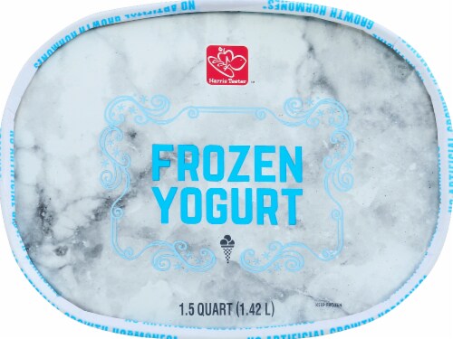 Harris Teeter™ Fat Free Peach Frozen Yogurt Perspective: top