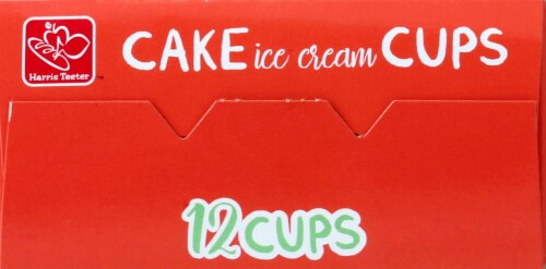 Harris Teeter™ Cake Ice Cream Cups Perspective: top