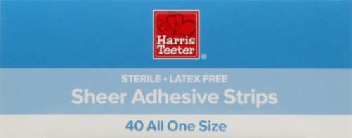 Harris Teeter® Latex-Free Sheer Adhesive Strips Perspective: top