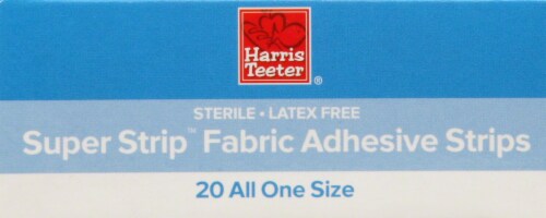 Harris Teeter® Super Strip™ Latex Free Fabric Adhesive Strips Perspective: top