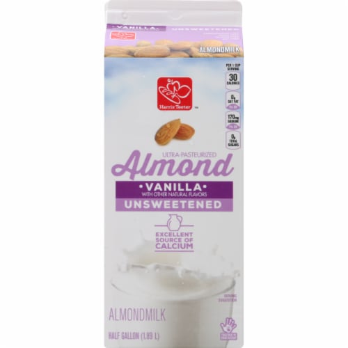 Harris Teeter™ Unsweet Vanilla Almondmilk Perspective: top