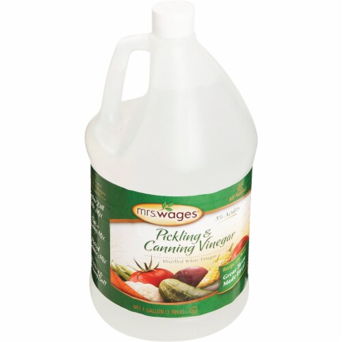 Mrs. Wages 1 Gallon Canning & Pickling Vinegar W654-B3425 Perspective: top