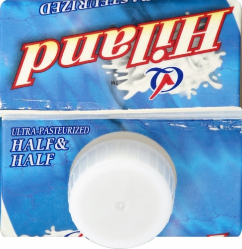 Hiland Ultra-Pasteurized Half & Half Perspective: top