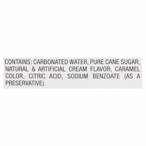 Sioux City Cream Soda - 12 oz, 4 Per Pack (6 Packs Total) Perspective: top