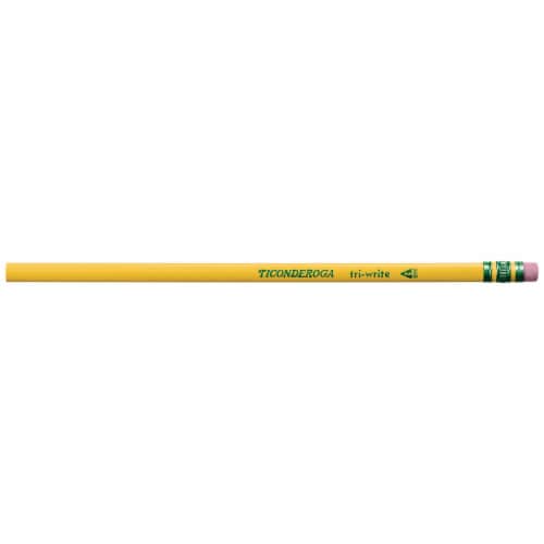 Ticonderoga Tri-Write Pencils Perspective: top
