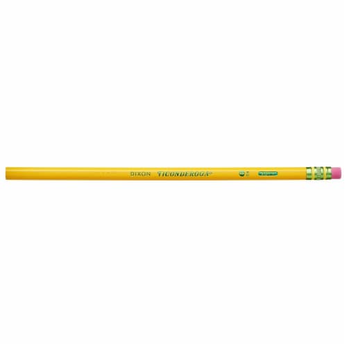 Ticonderoga® Wood-Cased #2 Pencils - Yellow Perspective: top