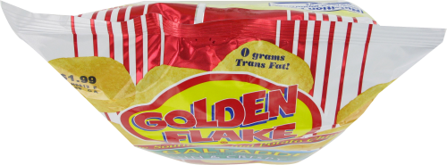 Golden Flake No Salt Added Potato Chips Perspective: top