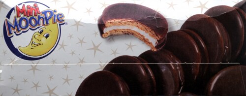 Mini Chocolate Moon Pies Perspective: top