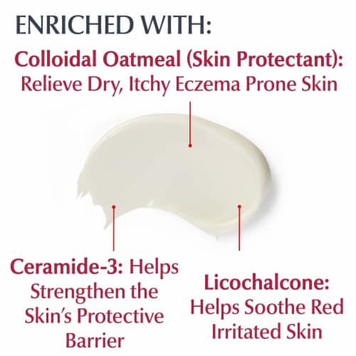 Eucerin Baby Eczema Relief Body Cream, Steroid & Fragrance Free For 3+ Months Of Age Perspective: top