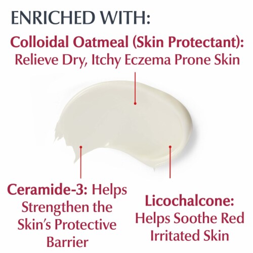 Eucerin Baby Eczema Relief Body Cream, Steroid & Fragrance Free For 3+ Months Of Age Perspective: top