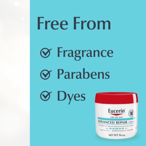 Eucerin Advanced Repair Body Cream For Dry Skin Perspective: top