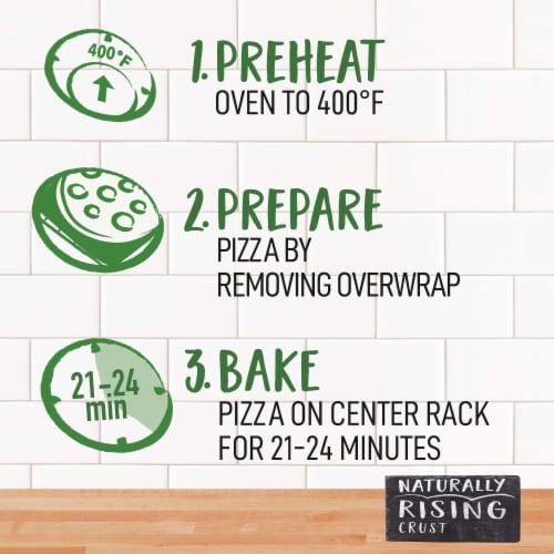 Freschetta Pepperoni Naturally Rising Crust Frozen Pizza Perspective: top