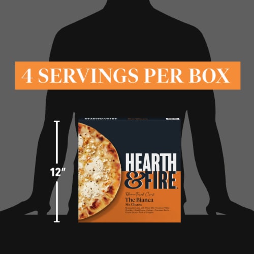 Hearth & Fire The Bianca Flame Fired Crust Frozen Pizza Perspective: top