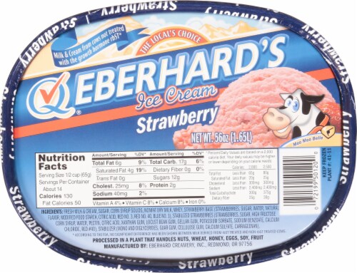 Eberhards Dairy Ice Cream Perspective: top