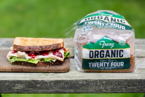 Franz Organic Seeds & 24 Multigrain Bread Perspective: top