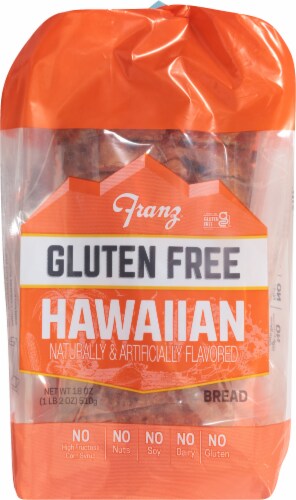 Franz Gluten Free Hawaiian Bread Perspective: top