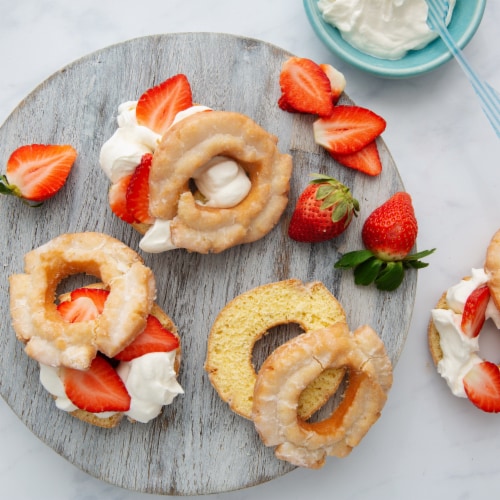 Franz® Old Fashioned Glazed Donuts Perspective: top