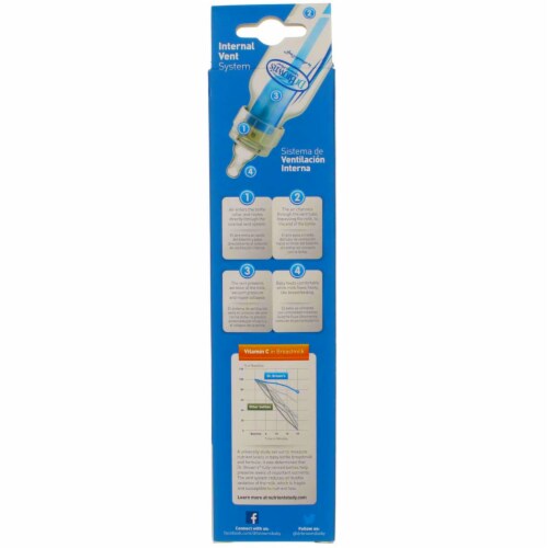 Dr. Brown's Natural Flow Baby Bottle, 8 oz Perspective: top