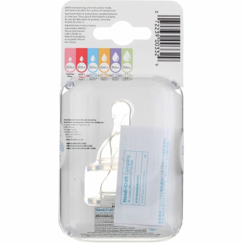Dr. Brown's Natural Flow® Level 3 Silicone Nipples Perspective: top