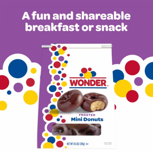 Wonder Mini Frosted Donuts Perspective: top