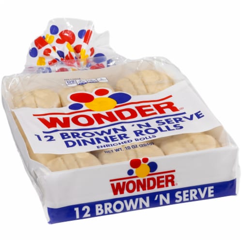 Wonder Brown 'N Serve Flake Rolls Perspective: top