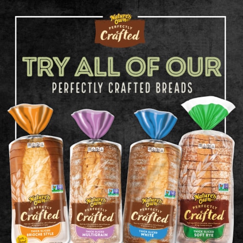 Nature's Own Perfectly Crafted Soft Rye Bread Thick Sliced Non-GMO