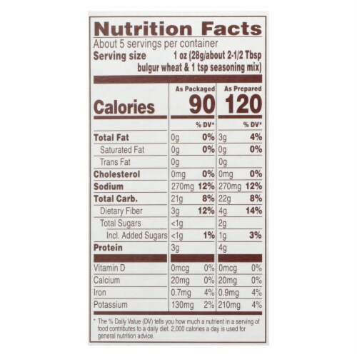 Near East Taboule Mix Wheat Salad 5.25 Ounce Paper Box Perspective: top