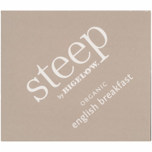 Bigelow Steep Organic English Breakfast Black Tea Perspective: top