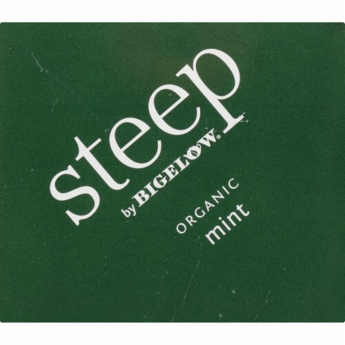 Bigelow Steep Organic Mint Herbal Tea Perspective: top