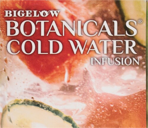 Bigelow Botanicals™ Cold Water Infusion Watermelon Cucumber Mint Herbal Tea Bags Perspective: top