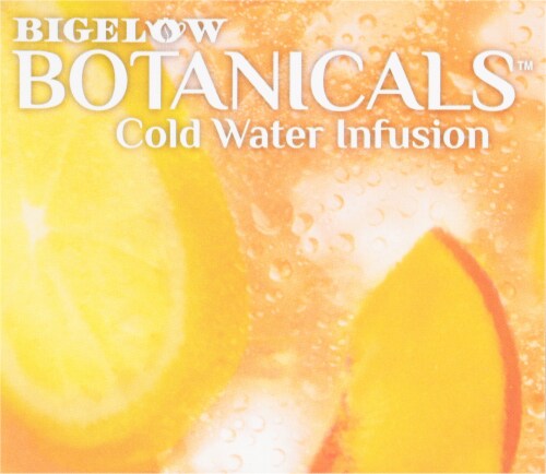 Bigelow Botanicals™ Peach Lemon Acai Cold Water Infusions Herbal Tea Bags Perspective: top