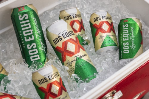 Dos Equis® Mexican Lager Craft Beer Perspective: top