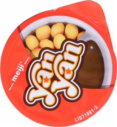 Meiji® Yan Yan Cracker Sticks with Chocolate Dip Perspective: top