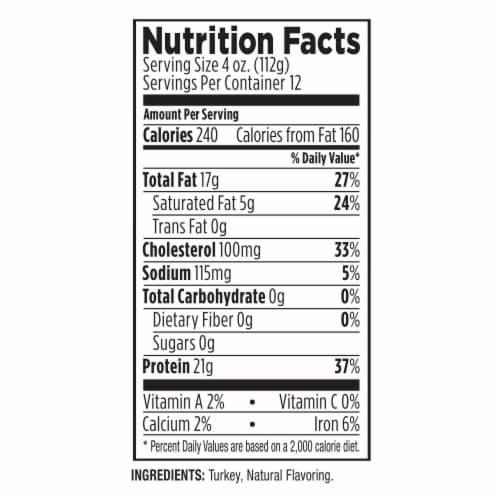 Shady Brook Farms® 85% Lean / 15% Fat Ground Turkey Roll Family Pack Perspective: top