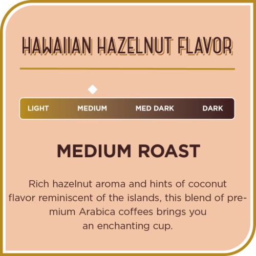 Don Francisco's® Hawaiian Hazelnut Flavor Medium Roast Ground Coffee Perspective: top